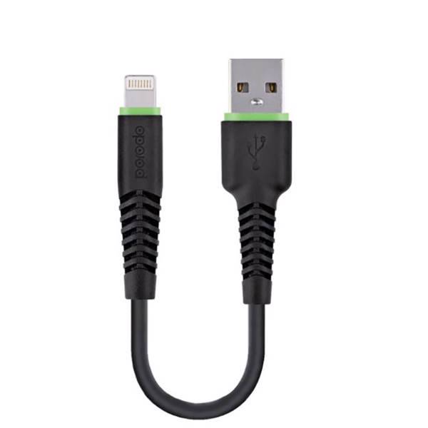 Porodo PD-M8-0.2L USB To Lightning Cable 20cm، کابل تبدیل USB به لایتنینگ پرودو مدل PD-M8-0.2L طول 20 سانتی متر