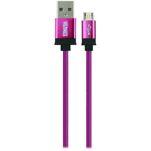 Yenkee YCU 201 B USB To microUSB Cable 1m، کابل تبدیل USB به microUSB ینکی مدل YCU 201 B به طول 1 متر