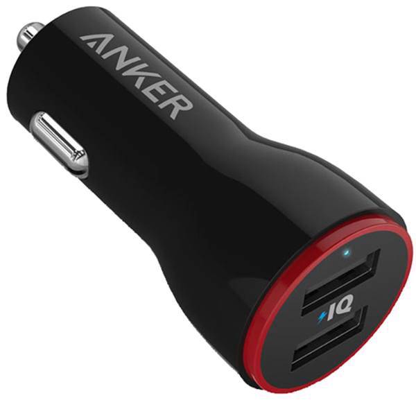 Anker A2310 PowerDrive 2 Car Charger، شارژر فندکی انکر مدل A2310 PowerDrive 2