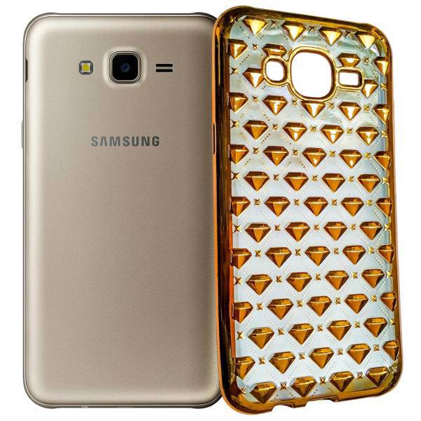 Gold Diamond Cover for samsung j5 2015، کاور ژله ای مدل Gold Diamond مناسب برای گوشی سامسونگ J5