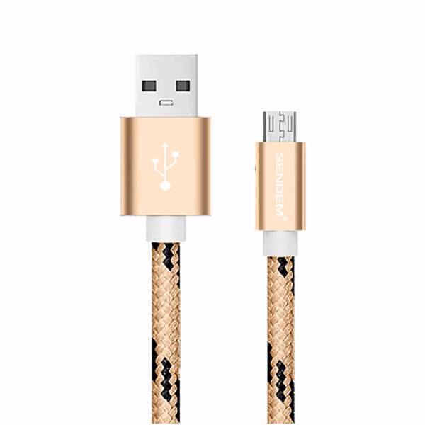 کابل تبدیل MicroUSB به USB سند ای ام مدل M7 طول 1متر