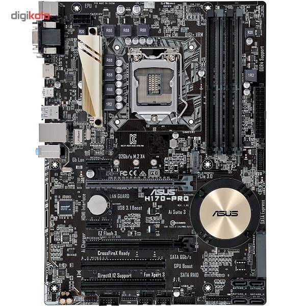 ASUS H170-PRO Motherboard، مادربرد ایسوس مدل H170-PRO