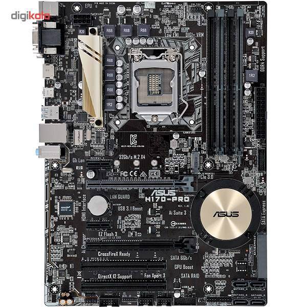 ASUS H170-PRO Motherboard، مادربرد ایسوس مدل H170-PRO