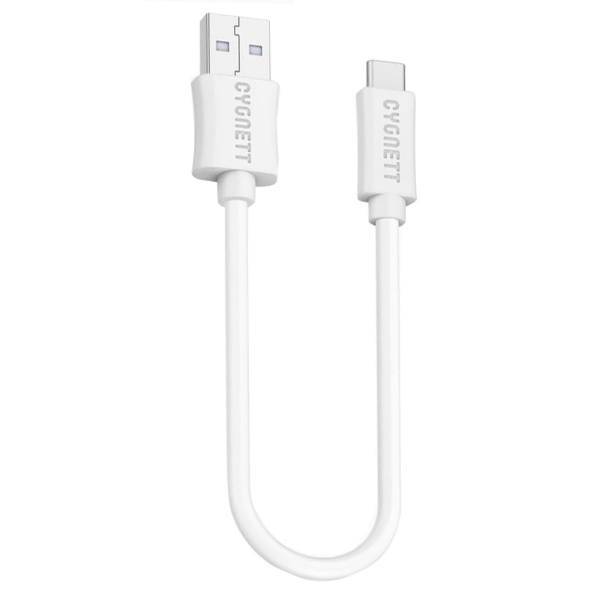 Cygnett LightSpeed USB To USB-C Cable 0.1m، کابل تبدیل USB به USB-C سیگنت مدل LightSpeed طول 0.1 متر