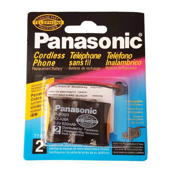 Panasonic P-P301 Battery، باتری تلفن بی سیم پاناسونیک مدل P-P301