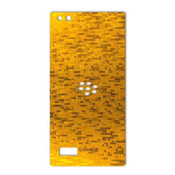 MAHOOT Gold-pixel Special Sticker for BlackBerry Leap، برچسب تزئینی ماهوت مدل Gold-pixel Special مناسب برای گوشی BlackBerry Leap