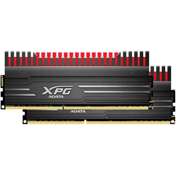 Adata XPG V3 DDR3 2600MHz CL12 Dual Channel Desktop RAM - 8GB، رم دسکتاپ DDR3 دو کاناله 2600 مگاهرتز CL12 ای دیتا مدل XPG V3 ظرفیت 8 گیگابایت