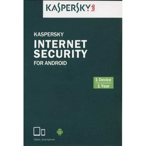 Kaspersky Internet Security For Android 1 Device 1 Year، نرم‌افزار کسپرسکی مدل اینترنت سکیوریتی برای اندروید یک ساله با لایسنس یک کاربره
