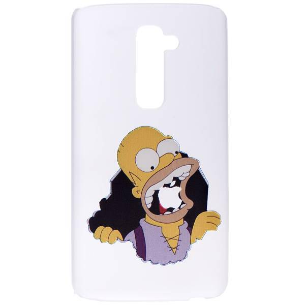 Homer Simpson Cover For LG G2 - Type 1، کاور گوشی موبایل مدل Homer Simpson مناسب برای ال‌ جی G2 - طرح 1