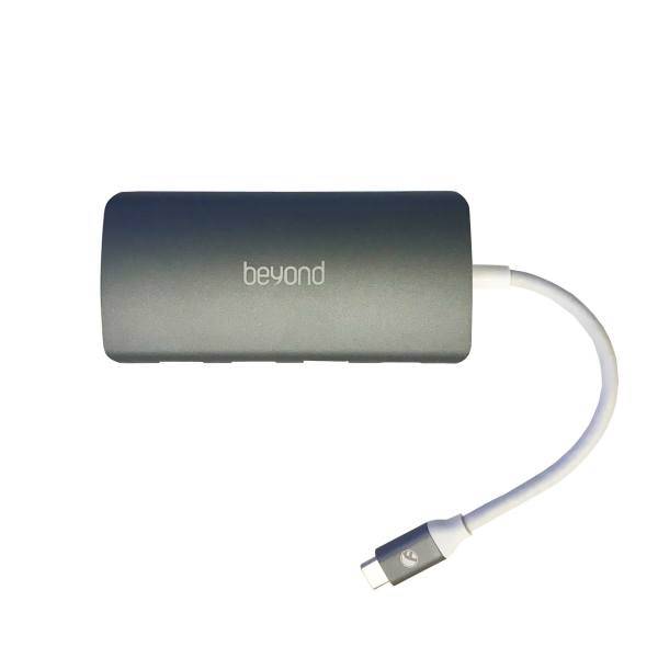 Beyond BA-495 8 Port USB-C Hub، هاب USB-C هشت پورت بیاند مدل BA-495