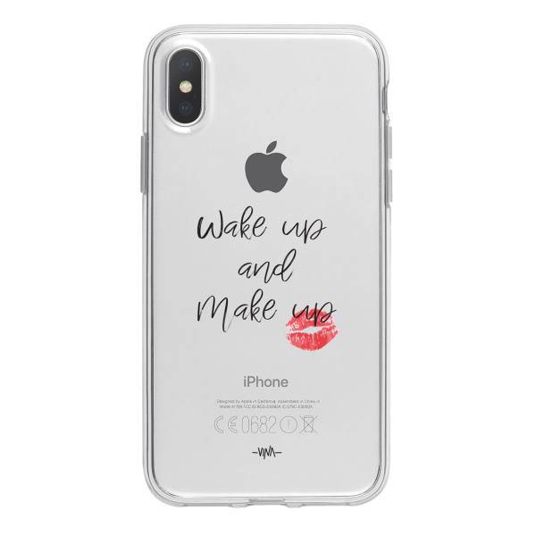 Wake Up and Make Up Cover For iPhone X / 10، کاور ژله ای وینا مدل Wake Up and Make Up مناسب برای گوشی موبایل آیفون X / 10