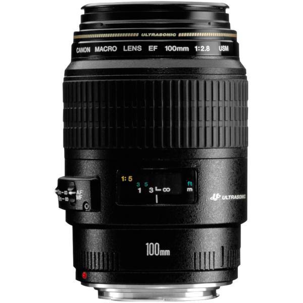 Canon EF 100mm f/2.8 Macro USM Lens، لنز کانن مدل EF 100mm f/2.8 Macro USM