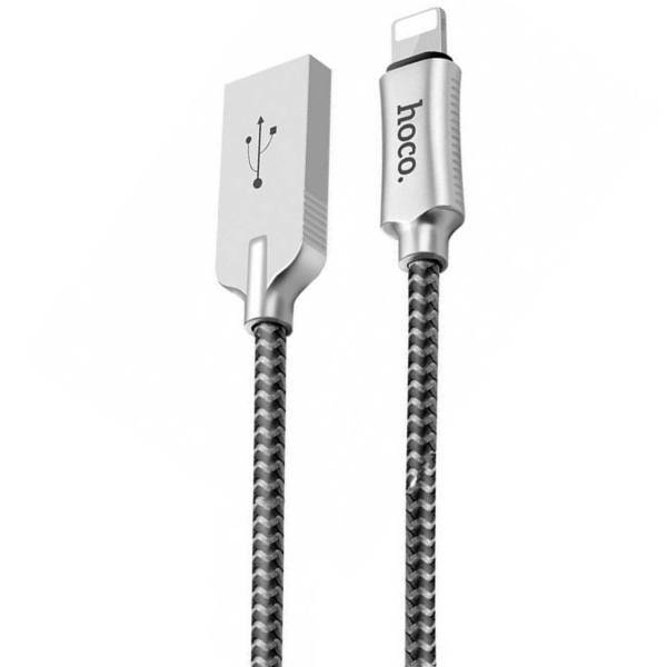 Hoco U10 Reflective USB To Lightning Cable 1.2M، کابل تبدیل USB به لایتنینگ هوکو مدل U10 Reflective طول 1.2 متر