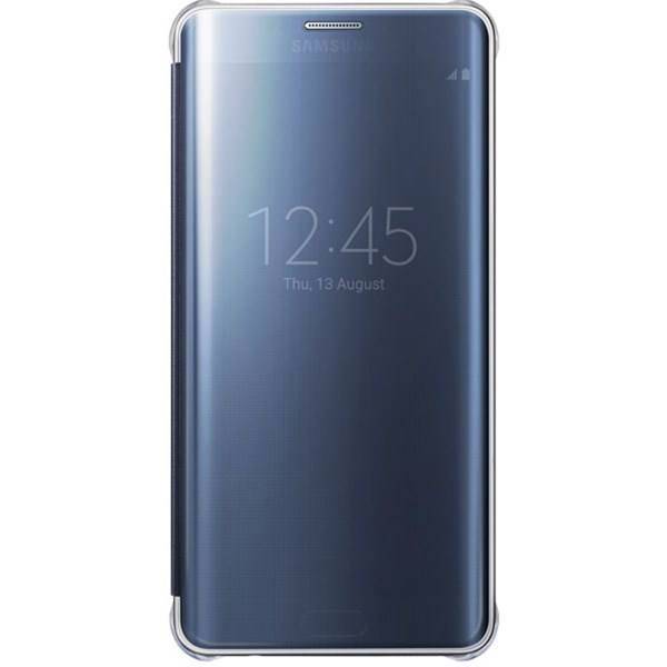 Samsung Clear View Flip Cover For Galaxy S6 Edge Plus، کیف کلاسوری سامسونگ مدل Clear View مناسب برای گوشی موبایل گلکسی S6 Edge Plus