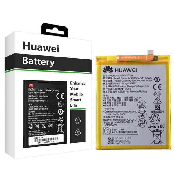 Huawei HB366481ECW 3000mAh Mobile Phone Battery For Huawei Honor 8 Lite، باتری موبایل هوآوی مدل HB366481ECW با ظرفیت 3000mAh مناسب برای گوشی موبایل هوآوی Honor 8 Lite