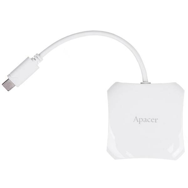 Apacer AP350 USB-C Four Port Hub، هاب USB-C چهار پورت اپیسر مدل AP350