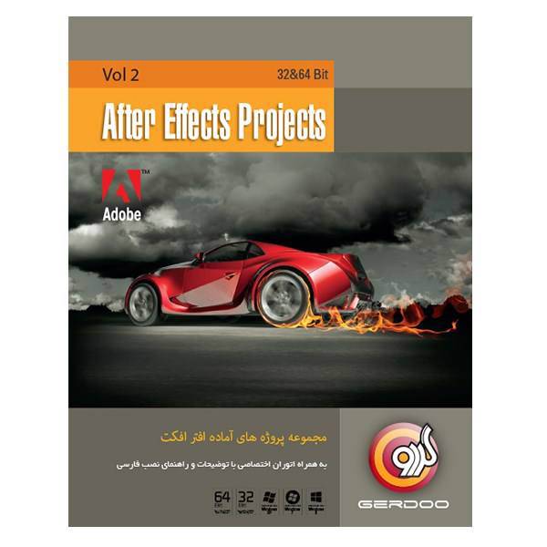 Gerdoo Adobe After Effects Projects Vol 2 - 32 & 64 bit، مجموعه نرم‌افزار گردو Adobe After Effects Projects Vol 2 - 32 & 64 bit