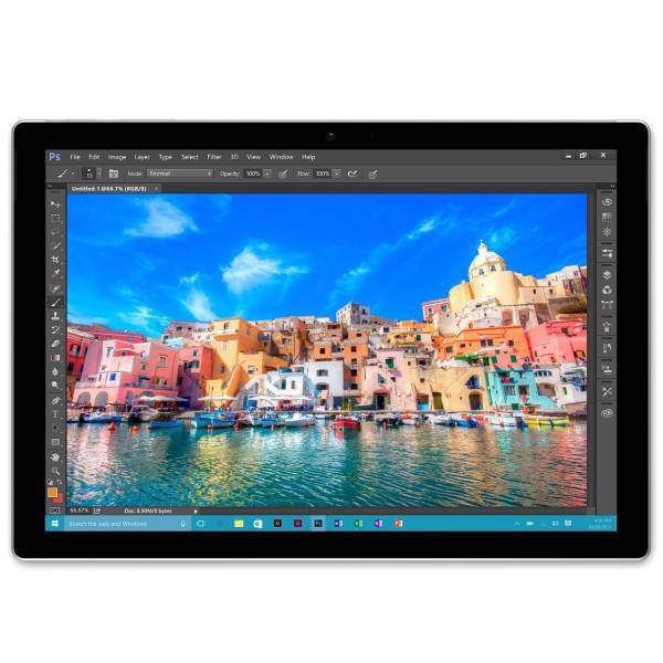 Microsoft Surface Pro 4 - F - Tablet with Pro Plus Glass And Shiny Frosted Body Protector، تبلت مایکروسافت مدل Surface Pro 4 - F به همراه محافظ صفحه نمایش Pro Plus و محافط بدنه Shiny Frosted