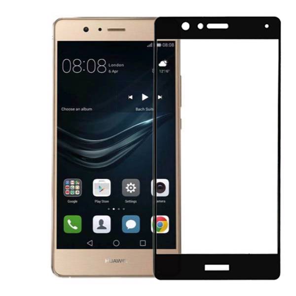 محافظ صفحه نمایش شیشه ای مدل Full Cover مناسب برای گوشی موبایل هوآویP9 lite