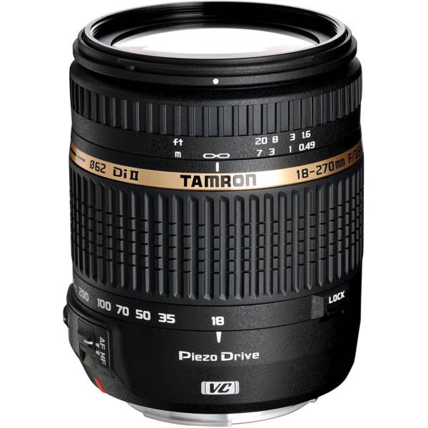 Tamron AF18-270mm f/3.5-6.3 Di II VC PZD AF Lens For Nikon، لنز تامرون مدل AF18-270mm f/3.5-6.3 Di II VC PZD AF مناسب برای دوربین های نیکون