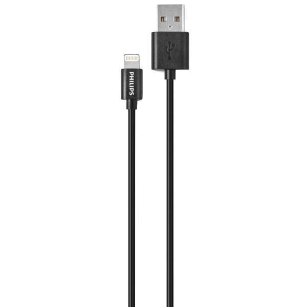 Philips DLC2404V/10 USB To Lightning Cable 1m، کابل تبدیل USB به لایتنینگ فیلیپس مدل DLC2404V/10 طول 1 متر