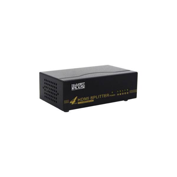 KNETPLUS KP_S644 HDMI Splitter 4Port، اسپلیتر HDMI چهار پورت کی نت پلاس مدل KP_S644