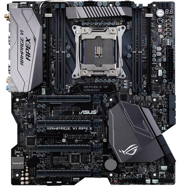 ASUS ROG RAMPAGE VI APEX Motherboard، مادربرد ایسوس مدل ROG RAMPAGE VI APEX