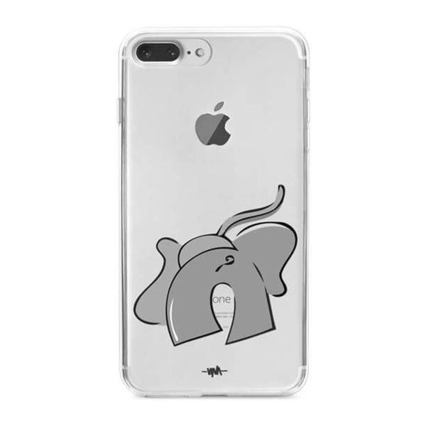 Big Gray Case Cover For iPhone 7 plus/8 Plus، کاور ژله ای مدلBig Gray مناسب برای گوشی موبایل آیفون 7 پلاس و 8 پلاس