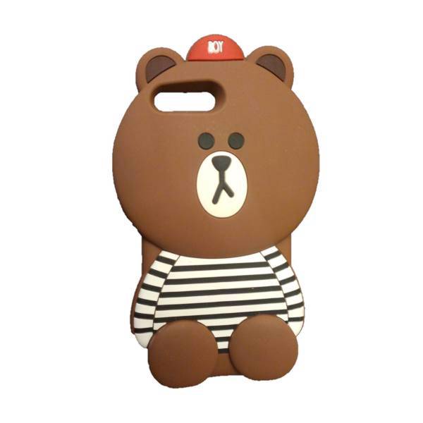 Nirvana Brown bear Cover for Iphone 7، کاور عروسکی نیروانا طرح خرس قهوه ای مناسب برای گوشی آیفون7 کد 10024
