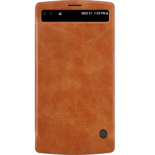 Nillkin Qin Leather Flip Cover For LG V10، کیف کلاسوری چرمی نیلکین مدل Qin مناسب برای گوشی موبایل ال جی V10