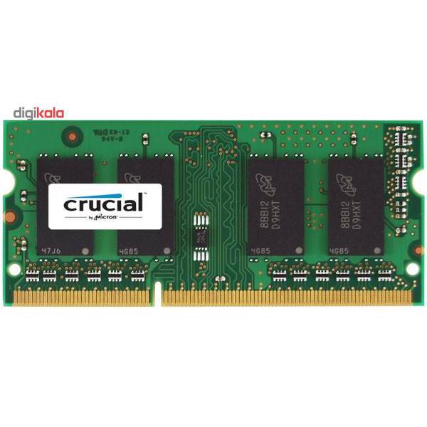 Crucial DDR3 1066MHz SODIMM RAM - 4GB، رم لپ تاپ کروشیال مدل DDR3 1066MHz ظرفیت 4 گیگابایت