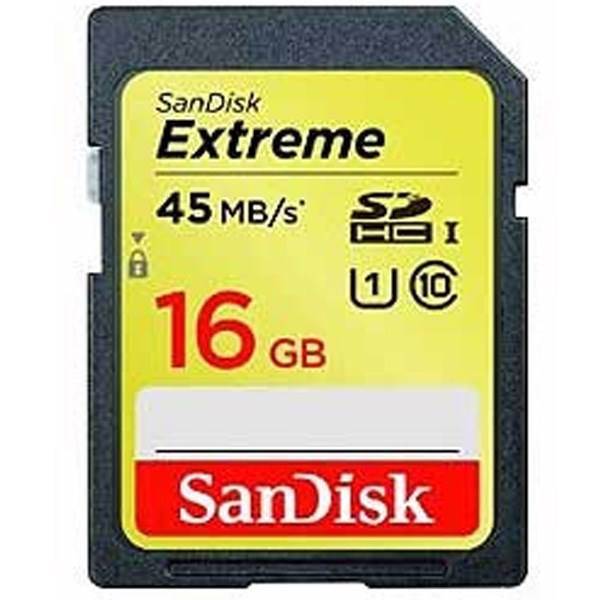 SanDisk SDHC Extreme 300X - 16GB، کارت حافظه ی SDHC سن دیسک Extreme 300X با ظرفیت 16 گیگابایت