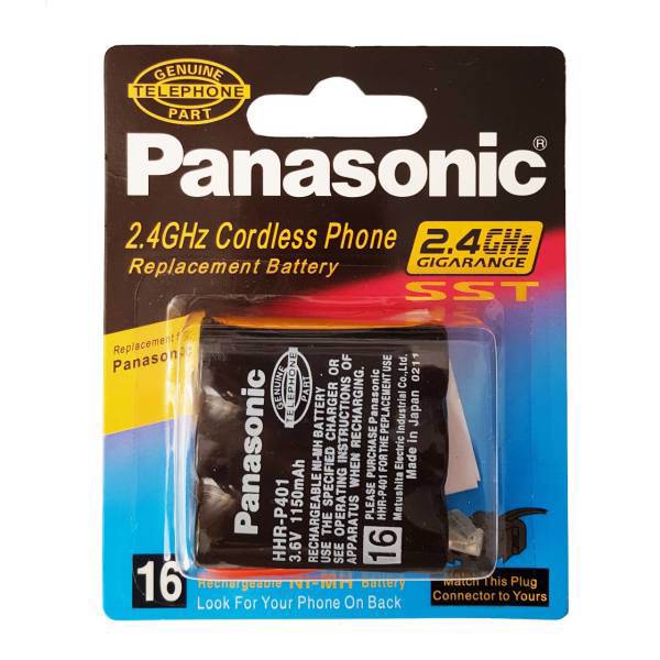 Panasonic HHR-P401 Battery، باتری تلفن بی سیم پاناسونیک مدل HHR-P401