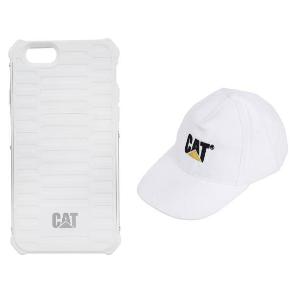Caterpillar Active Urban Rugged Cover For Apple iPhone 6/6s With Caterpillar white Hat، کاور کاترپیلار مدل Active Urban Rugged مناسب برای گوشی موبایل آیفون 6/6s همراه با کلاه کاترپیلار سفید
