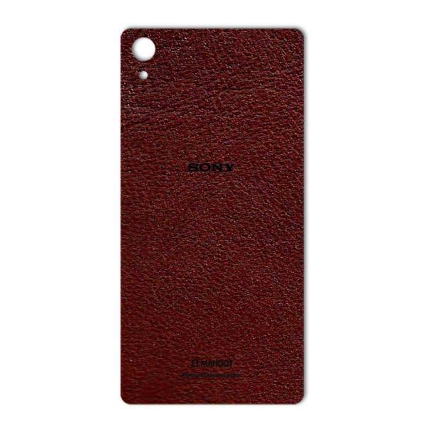 MAHOOT Natural Leather Sticker for Sony Xperia Z2، برچسب تزئینی ماهوت مدلNatural Leather مناسب برای گوشی Sony Xperia Z2