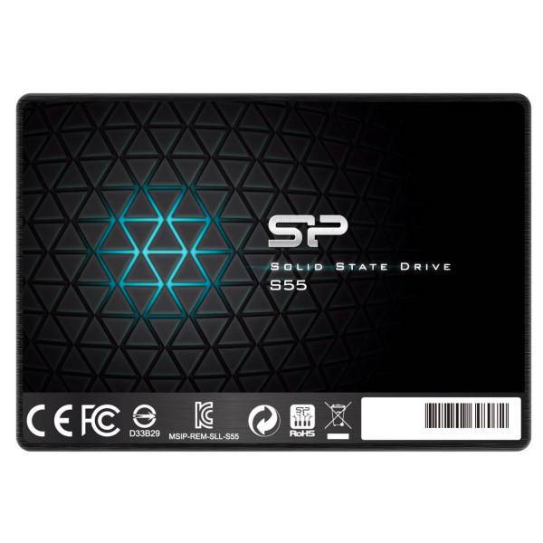 Silicon Power Slim S55 SATA3.0 Internal SSD - 240GB، اس اس دی اینترنال SATA3.0 سیلیکون پاور مدل Slim S55 ظرفیت 240 گیگابایت