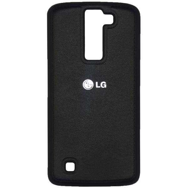 TPU Leather Design Cover For LG K8، کاور ژله ای طرح چرم مناسب برای گوشی موبایل LG K8