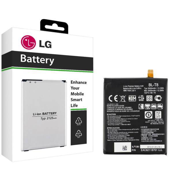 LG BL-T8 3500mAh Mobile Phone Battery For LG G Flex، باتری موبایل ال جی مدل BL-T8 با ظرفیت 3500mAh مناسب برای گوشی موبایل ال جی G Flex