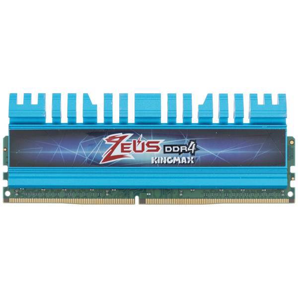 Kingmax Zeus DDR4 3000Mhz CL16 Single Channel Desktop RAM 16GB، رم دسکتاپ DDR4 تک کاناله 3000 مگاهرتز CL16 کینگ مکس مدل Zeus ظرفیت 16 گیگابایت