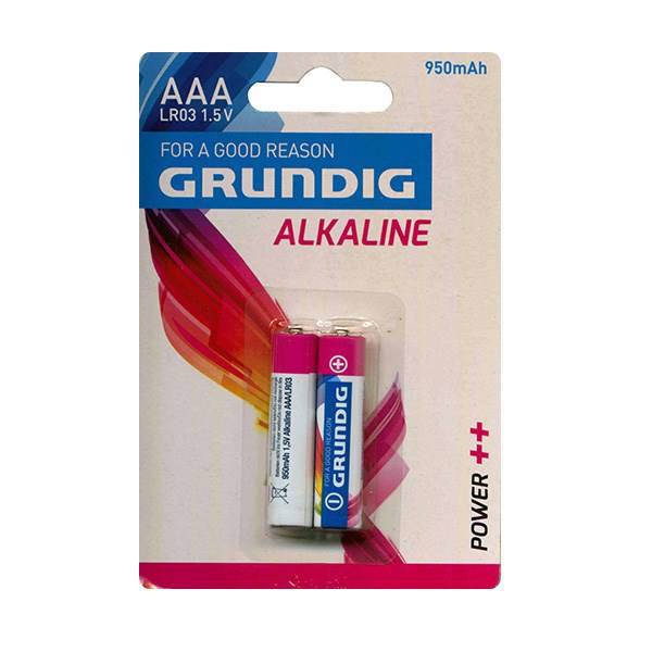 Grundig Alkaline AAA 950mAh، باتری نیم قلمی گراندیگ Alkaline AAA 950mAh
