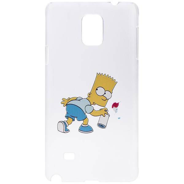 Bart Simpson Cover For Samsung Galaxy Note 4 - Type 3، کاور گوشی موبایل مدل Bart Simpson مناسب برای سامسونگ گلکسی نوت 4 - طرح 3