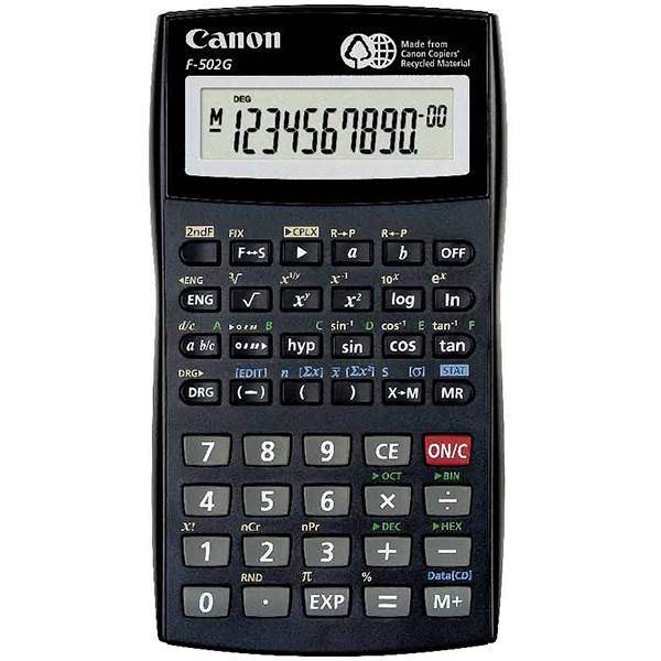 Canon F-502G Calculator، ماشین حساب کانن مدل F-502G