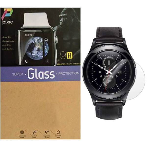 Pixie 2.5D Glass Screen Protector For Smart Watch Samsung Gear S2، محافظ صفحه نمایش شیشه ای پیکسی مدل 2.5D مناسب برای ساعت هوشمند سامسونگ مدل Gear S2