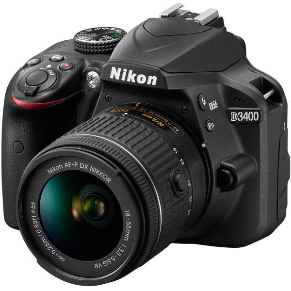 Nikon D3400 18-55mm VR Lens Kit Digital Camera، دوربین دیجیتال نیکون مدل D3400 به همراه لنز 18-55 میلی متر VR