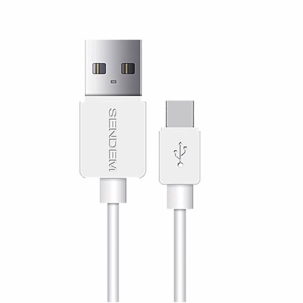 SENDEM M2 USB To USB_C Cable 1m، کابل تبدیل USB به Type-C سند ای ام مدل M2 طول 1متر