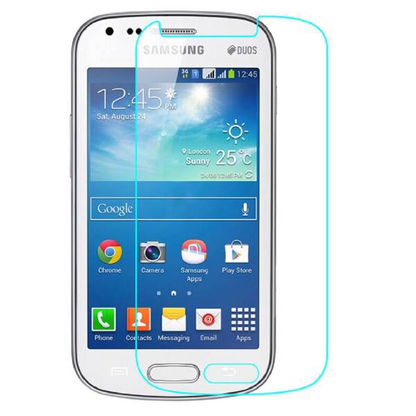 Samsung Galaxy S Duos، محافظ صفحه نمایش شیشه ای مدل Tempered مناسب برای گوشی موبایل سامسونگ Galaxy S Duos