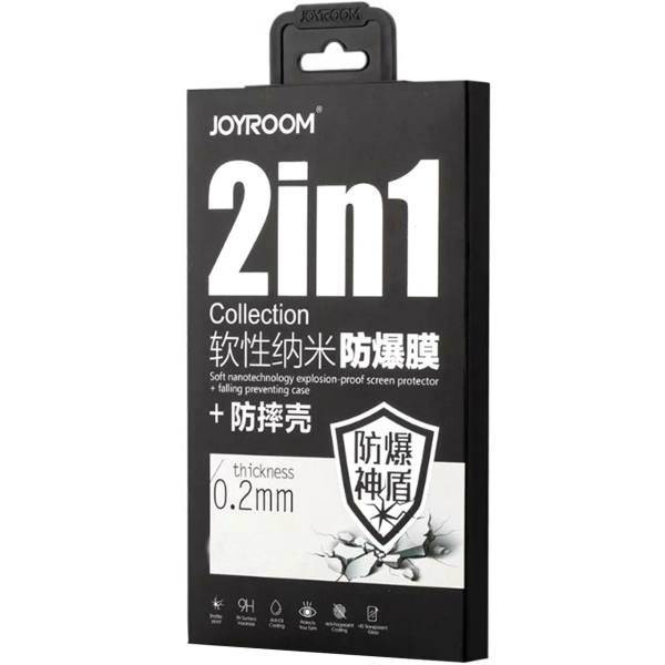 Joyroom 2 In 1 Collection Screen Protector For Apple iPhone 6 Plus/6s Plus، محافظ صفحه نمایش جی روم مدل 2 در 1 Collection مناسب برای گوشی موبایل آیفون 6 پلاس/6s پلاس