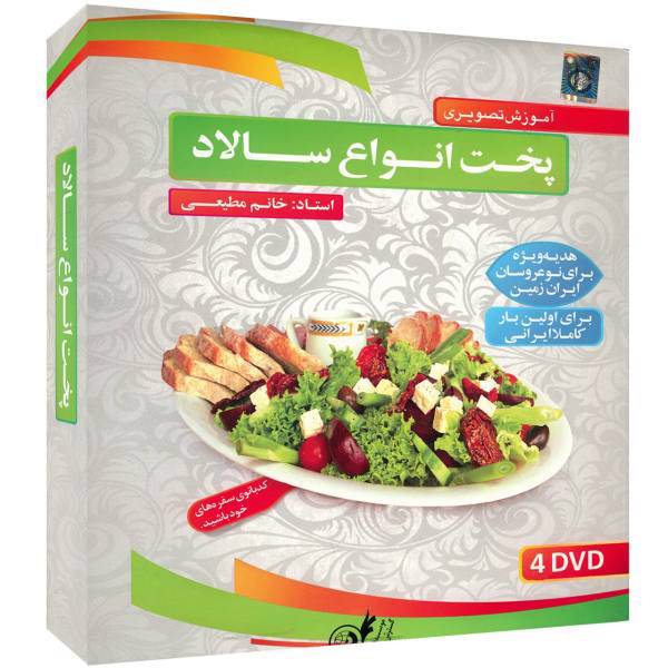 Donyaye Narmafzar Sina Making Salad Multimedia Training، آموزش تصویری پخت انواع سالاد نشر دنیای نرم افزار سینا
