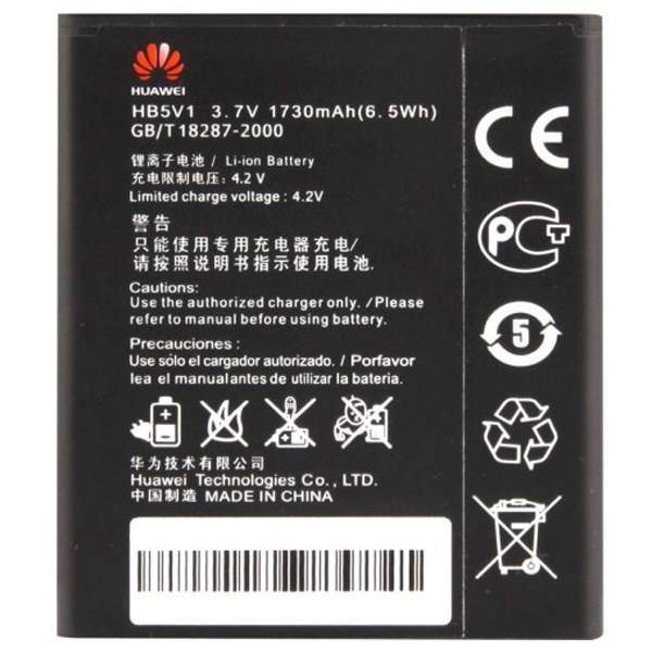 Hiska HB5V1 1730mAh Battery For Huawei Ascend Y511، باتری هیسکا مدل HB5V1 با ظرفیت 1730 میلی آمپر ساعت مناسب برای گوشی موبایل هوآوی اسند Y511