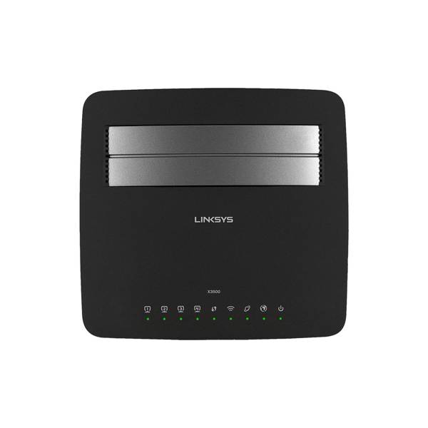 Linksys X3500 ADSL2 Modem Router، مودم روتر +ADSL2 لینک سیس مدل X3500